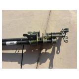 Pair of Heavy-Duty Pipe Bar Clamps, 3/4-Inch, Meta