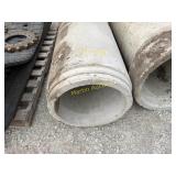 Concrete Roadway, pipe 18' bell ends x 8' long