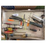 Assorted Hand Tools and Parts Including Screwdrive
