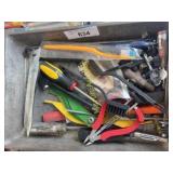 Assorted Hand Tools and Small Hardware, Mixed Bran