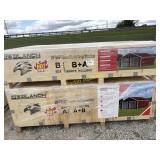 Triple garage metal shed C2545FT  +