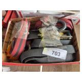 Box of Heavy-Duty Ratchet Straps with Hooks, Assor