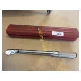 Snap on flex head torque wrench