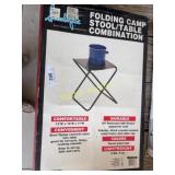 Lumberjack Folding Camp Stool/Table Combination, S
