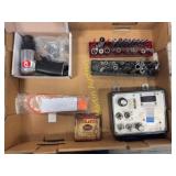 Mixed Lot: Air Tool, Socket Sets, Control Panel,