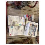 Three first aid kits, two boxes of mask and baby
