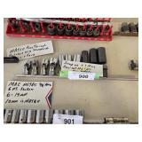 Snap on assorted metric flex sockets