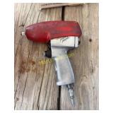 Used Pneumatic Impact Wrench with Red Housing