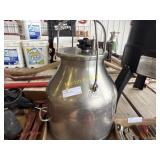 DeLaval aluminum milk can