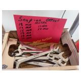 Snap on metric offset wrenches