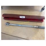 Snap on torque wrench