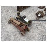 Two Small lightweight floor jacks,