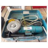 Electric Angle Grinder with Metal Storage Case and