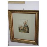 Large Framed Picture 28x34