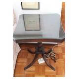Occasional Table with Glass Top 24x24x27H