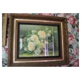 Lovely Framed Vintage Picture 25x29