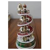 Avon 2003 bear Spiral Animated Bell Tower 12H
