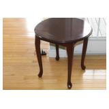 Wooden Round Side Table 24.5DX21H