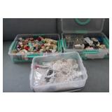 3 Containers Sewing Cotton & More