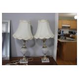 Pair of Lamps with Prisms 30H