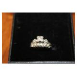 10k & Ioirid Plat Stamped Rings Size 6