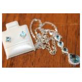 Sterling Necklace & Ear Rings