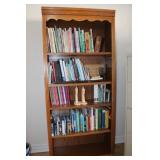 Bookshelf & Contents incl Books, DVD`s & More