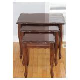 Wooden Nesting Tables 24x16x21H