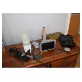 MSC Incl Clock Radio, Curling Iron & More