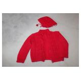 Child`s Knitted Sweater & Hat