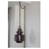 Vintage Style Pendant Light on Chain