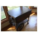 Drop Leaf Tea Cart