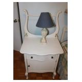 Vintage Wash Stand & Lamp