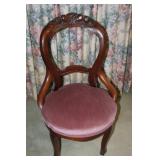 Vintage Chair with Wooden Detail