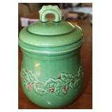Hollyberry Stoneware Cookie Jar 11H
