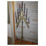Metal Candle Stand with Light 55H