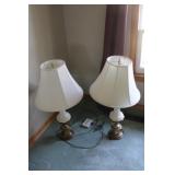 Pair of Table Lamps 33H