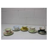 5 Cups & Saucers