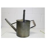 Vintage Wooden Handle / Galvanized Watering Can