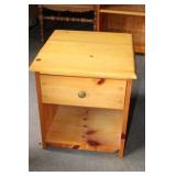 Pine Bedside Table