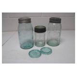 Crown Glass Jars