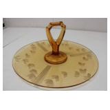 Depression Glass Serving Plate