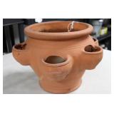 Teracotta Planter with Vase
