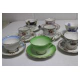 8 Cups & Saucers