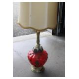 Tall MCM lamp 40H, shade older