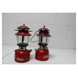 2 Coleman Oil Lamps