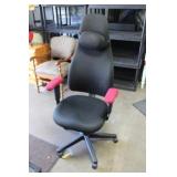 Office Chair on Wheels with High Back