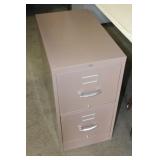2 Drawer Metal Filing Cabinet