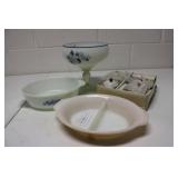 Large Vintage Phoenix Glass Compote & More