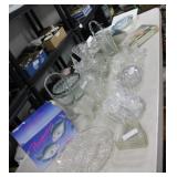 Large Glass Lot incl Collectible Plates